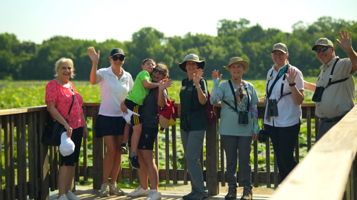 ceo foundation group photo waving